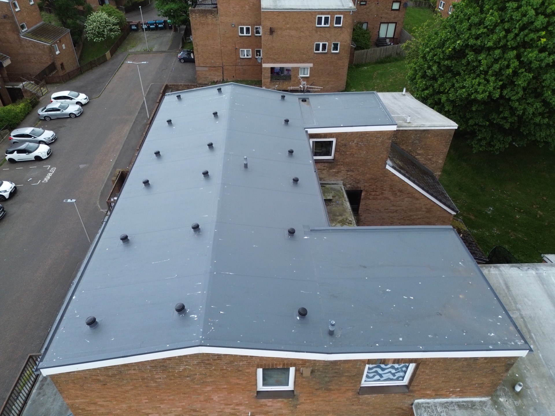 EC2 Sika Sarnafil flat roofing project